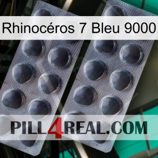 Rhinocéros 7 Bleu 9000 31